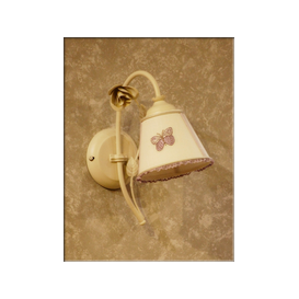 applique F/ ricamo farfalla lilla