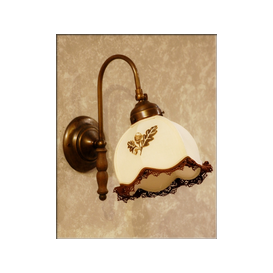 applique Ot/ricamo quercia marrone