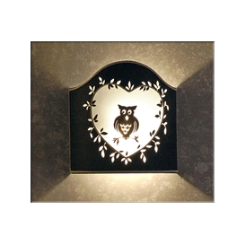 applique P silhouette nera Anacleto a